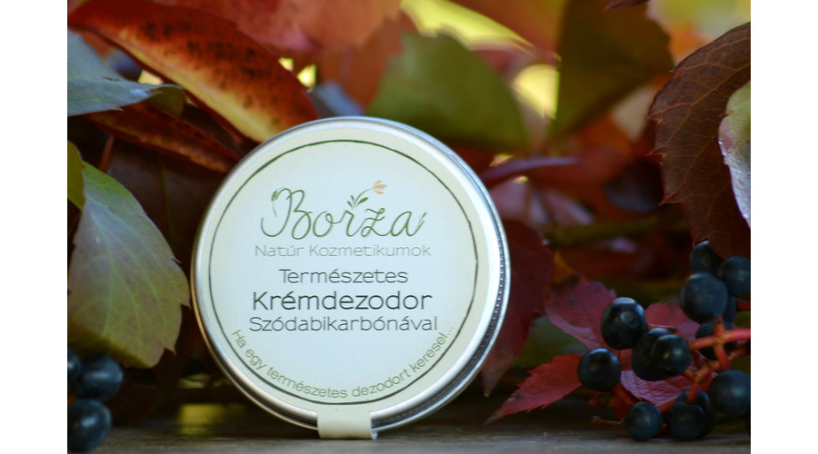 Image of Természetes Krémdezodor Szódabikarbónával Eukaliptusz és Borsmenta Illóolajjal