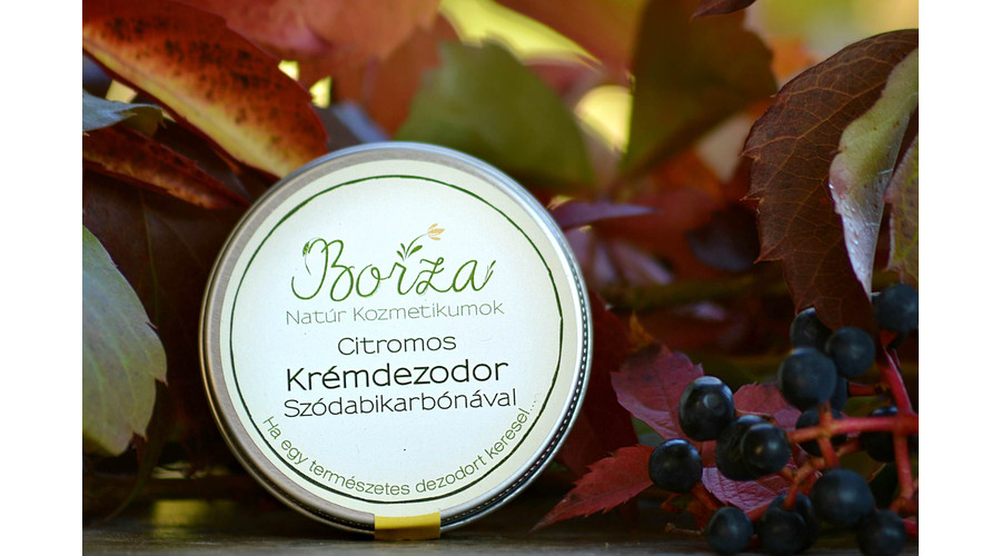 Image of Természetes Krémdezodor Szódabikarbónával és Citrom Illóolajjal