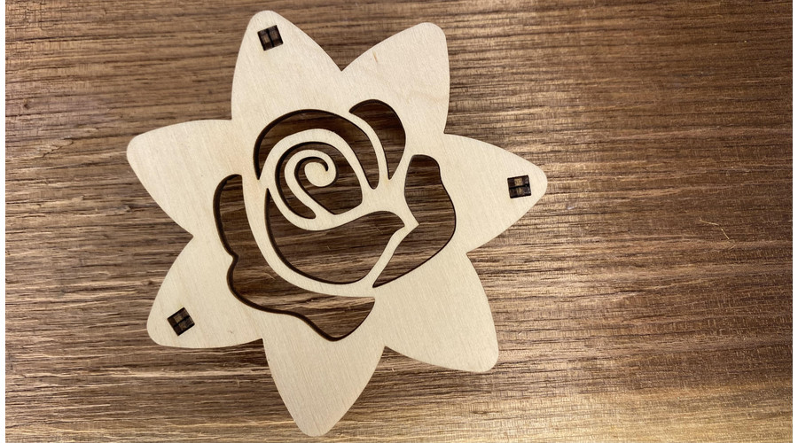 Image of "Rózsa" Mintás Szappantartó