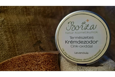 Természetes krémdezodor cink-oxiddal  levendula illóolajjal   45ml